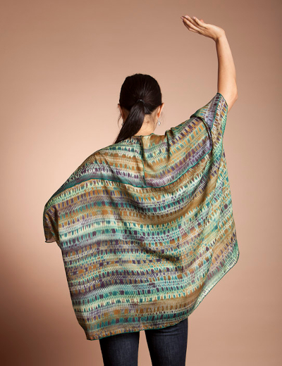 Meredith Strauss Shibori shawl