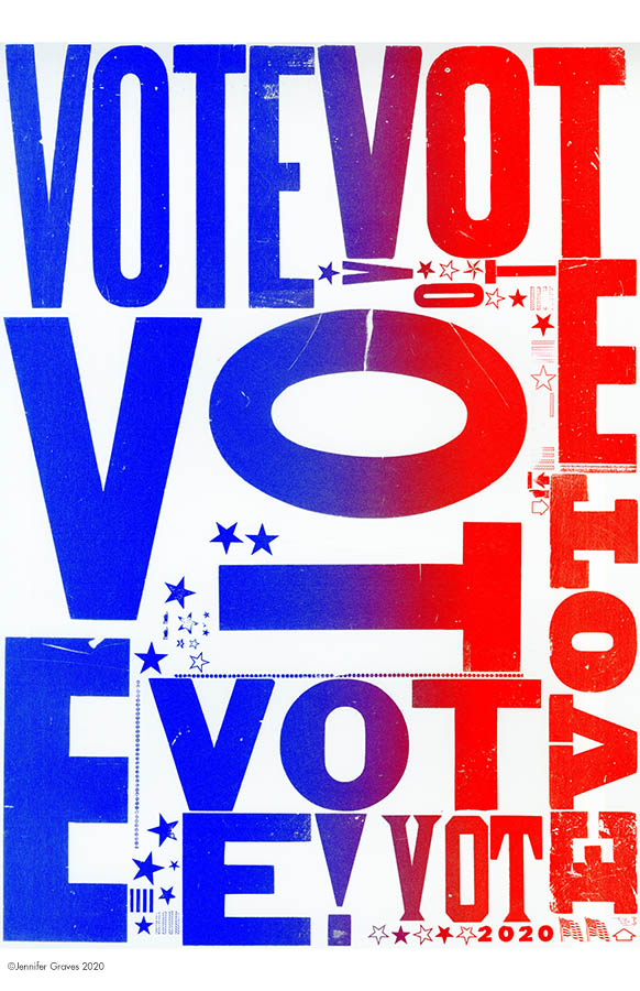 Vote 2020 by Jennifer Graves