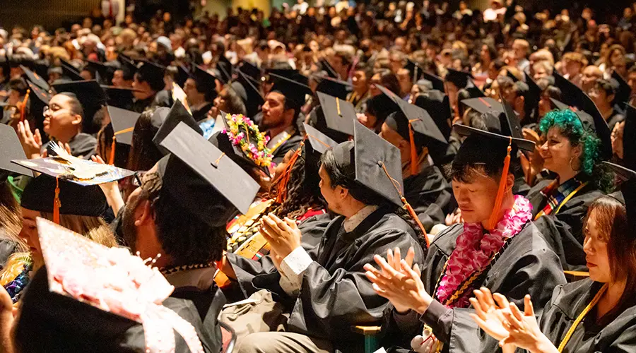 Graduating Students at Commencement Ceremony in 2025