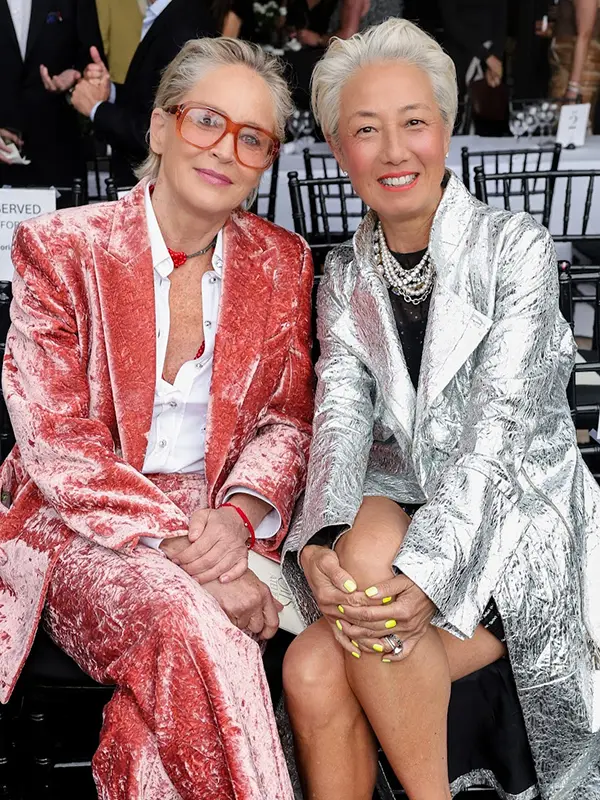 Photo of Sharon Stone and Patti Röckenwagner