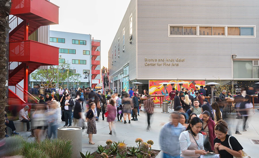 Picture of community on Otis campus