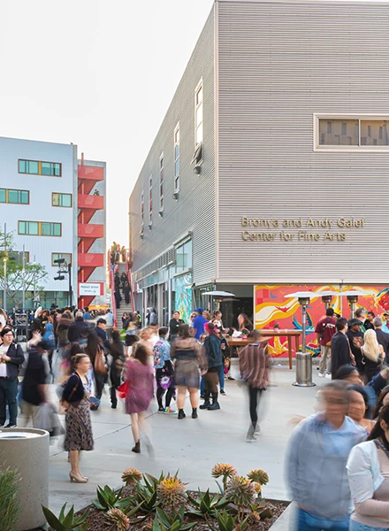 Picture of community on Otis campus