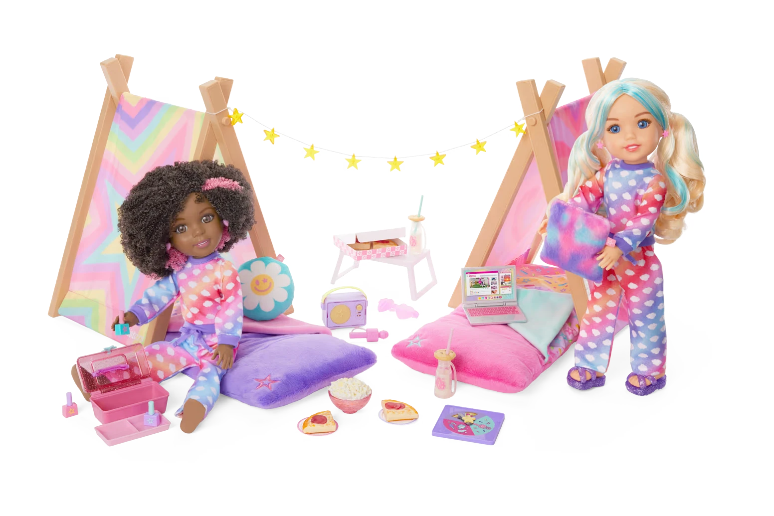AG Sisters™ Glamping Girls Sleepover Set, image courtesy Yessica Kim