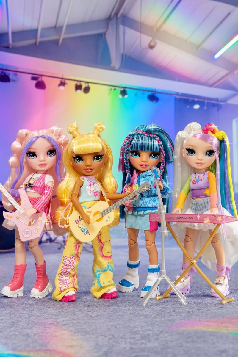 Rainbow High dolls by MGA Entertainment, a project Alissa Maldonado (’21 BFA Toy Design) has worked on. 