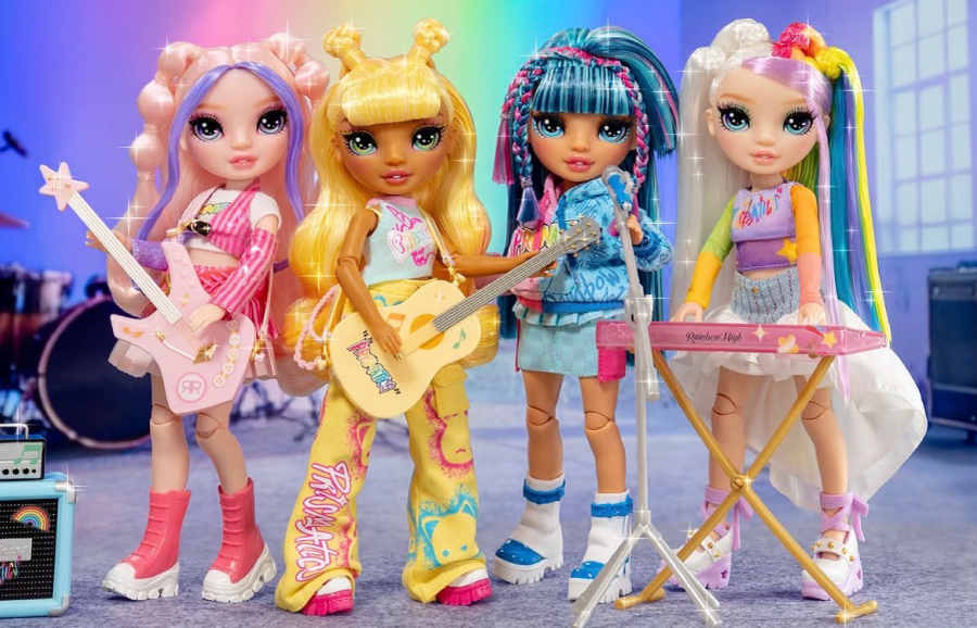Rainbow High dolls by MGA Entertainment, a project Alissa Maldonado (’21 BFA Toy Design) has worked on. 