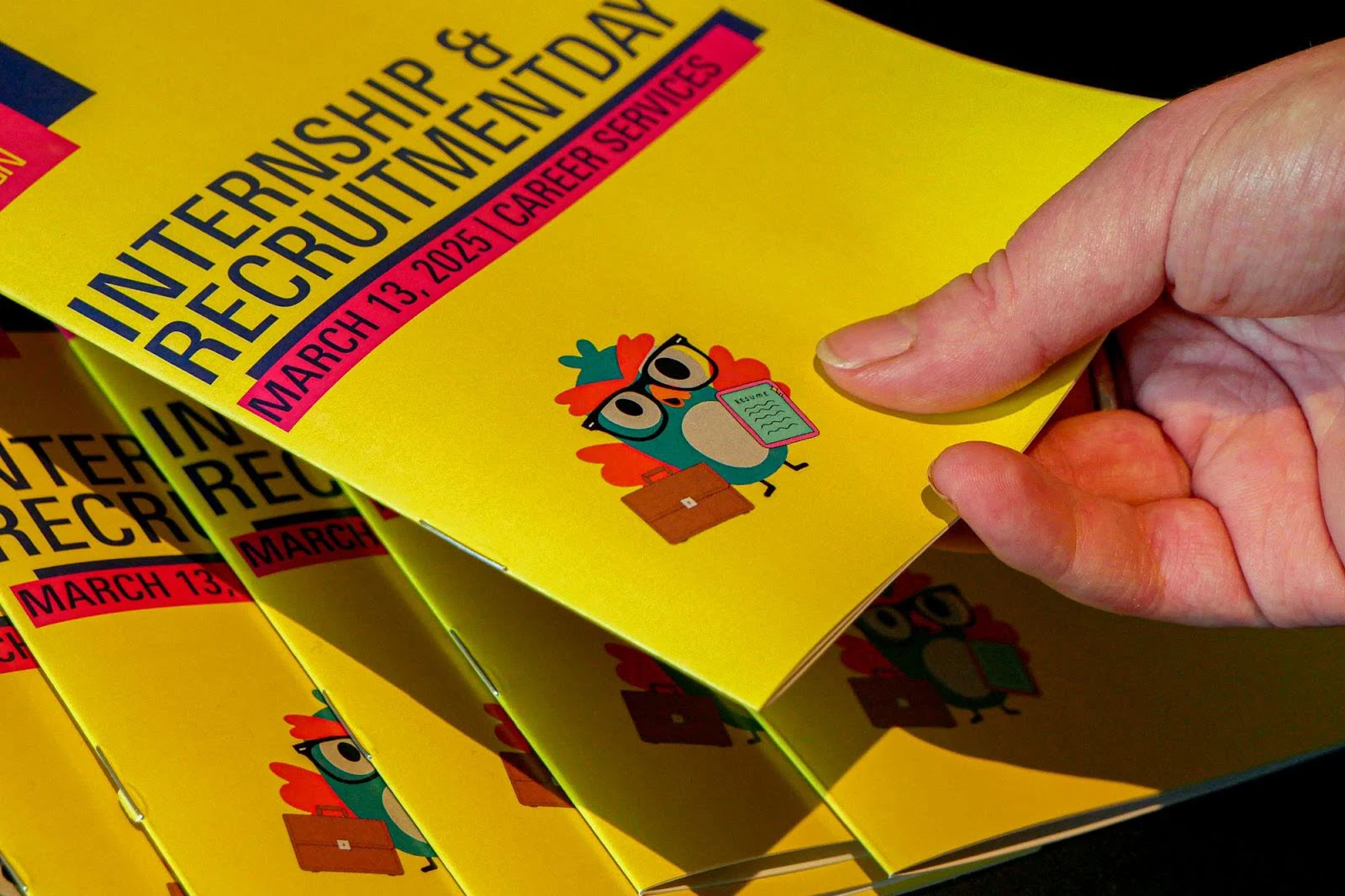Internship recruitment day information book