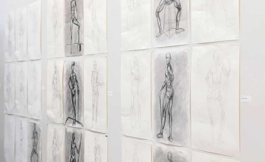 Life drawing sketches