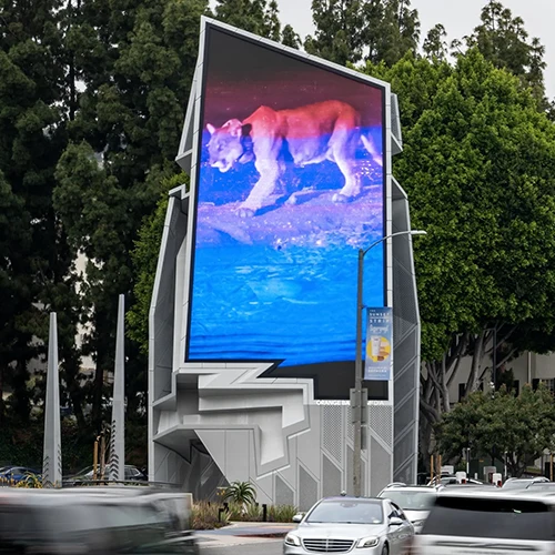 Image of Jennifer West's work on a public display