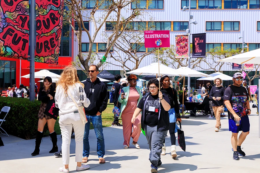 Students on Campus