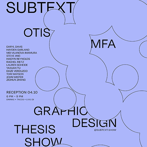 MFA Graphic Design Poster