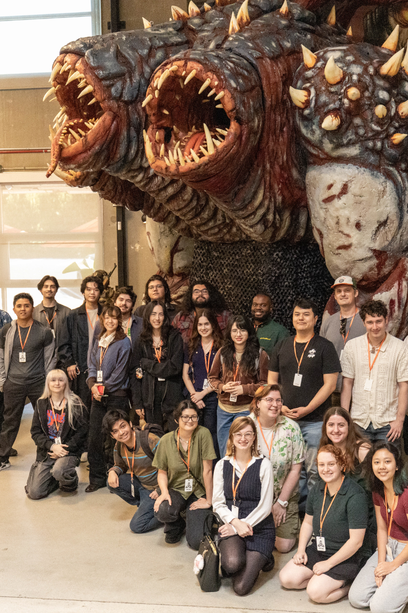Students visit Treyarch Studios. Photograph by Rupert English.