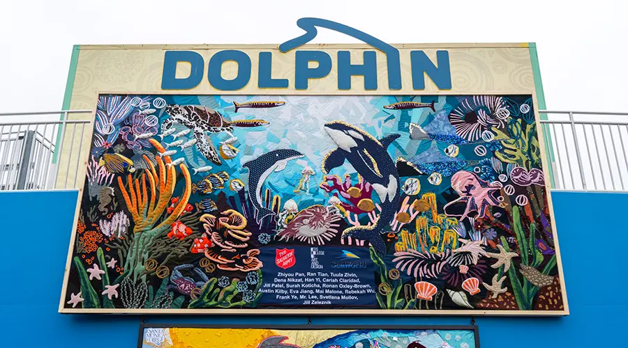 Beautiful Mural at Seaworld