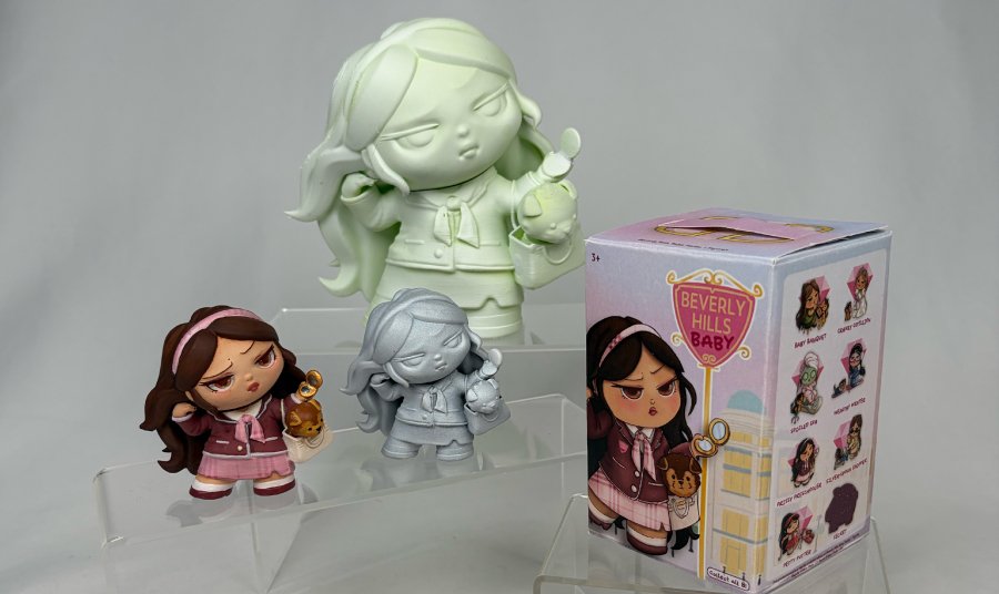 Work by Toy Design senior Hanna Wong for the new Collectibles course. Photograph by Hanna Wong.