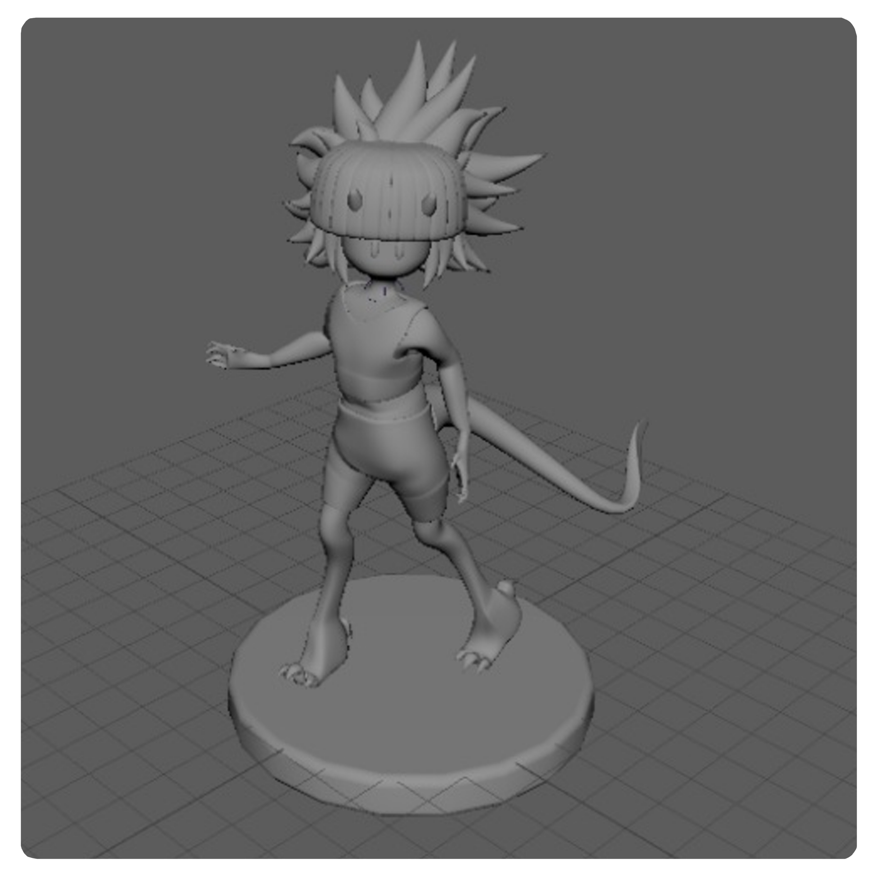 Clerocore - Mo Character Model in 3D (Maya)