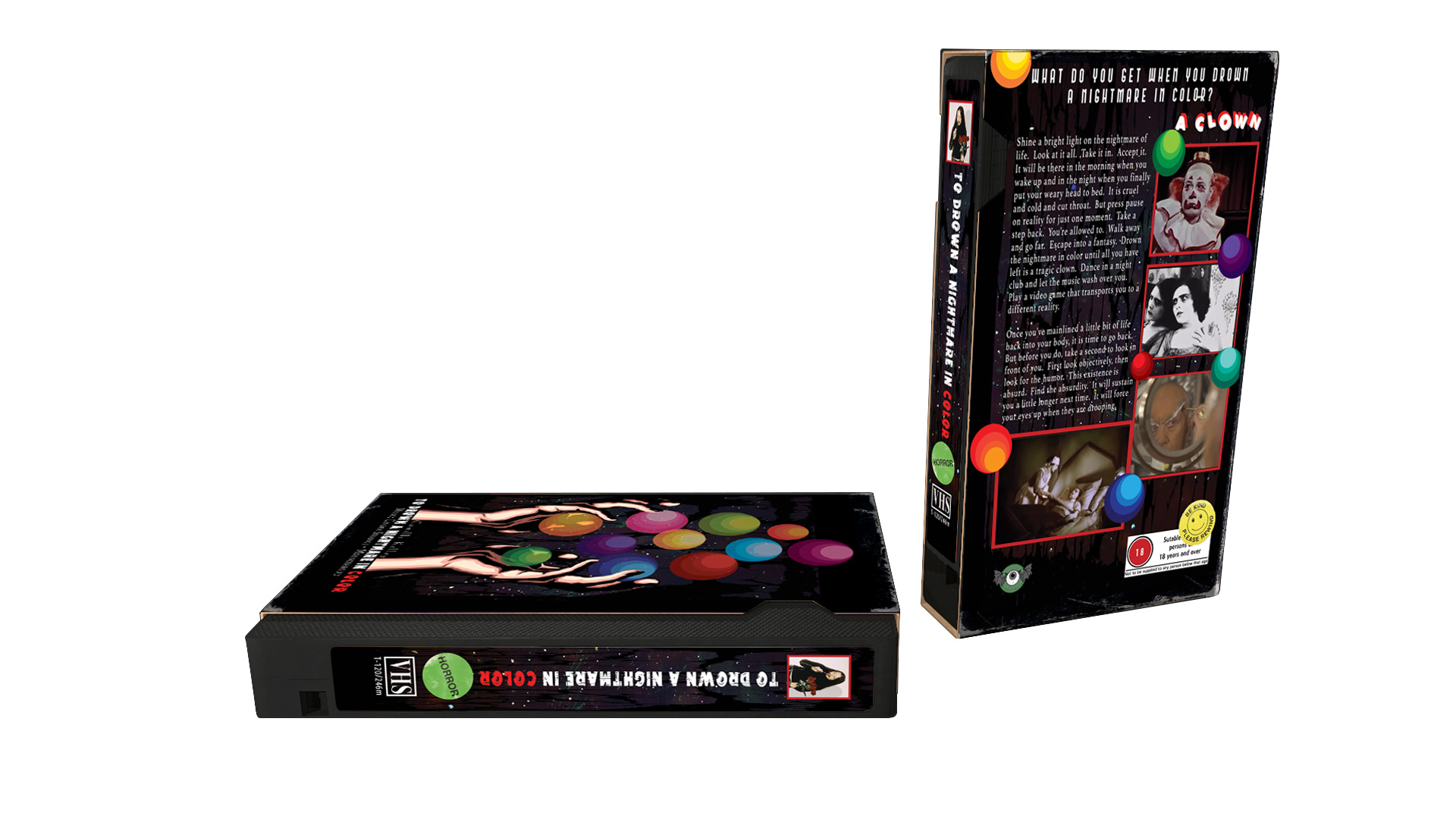 VHS Box Edition for To Drown A Nightmare In Color