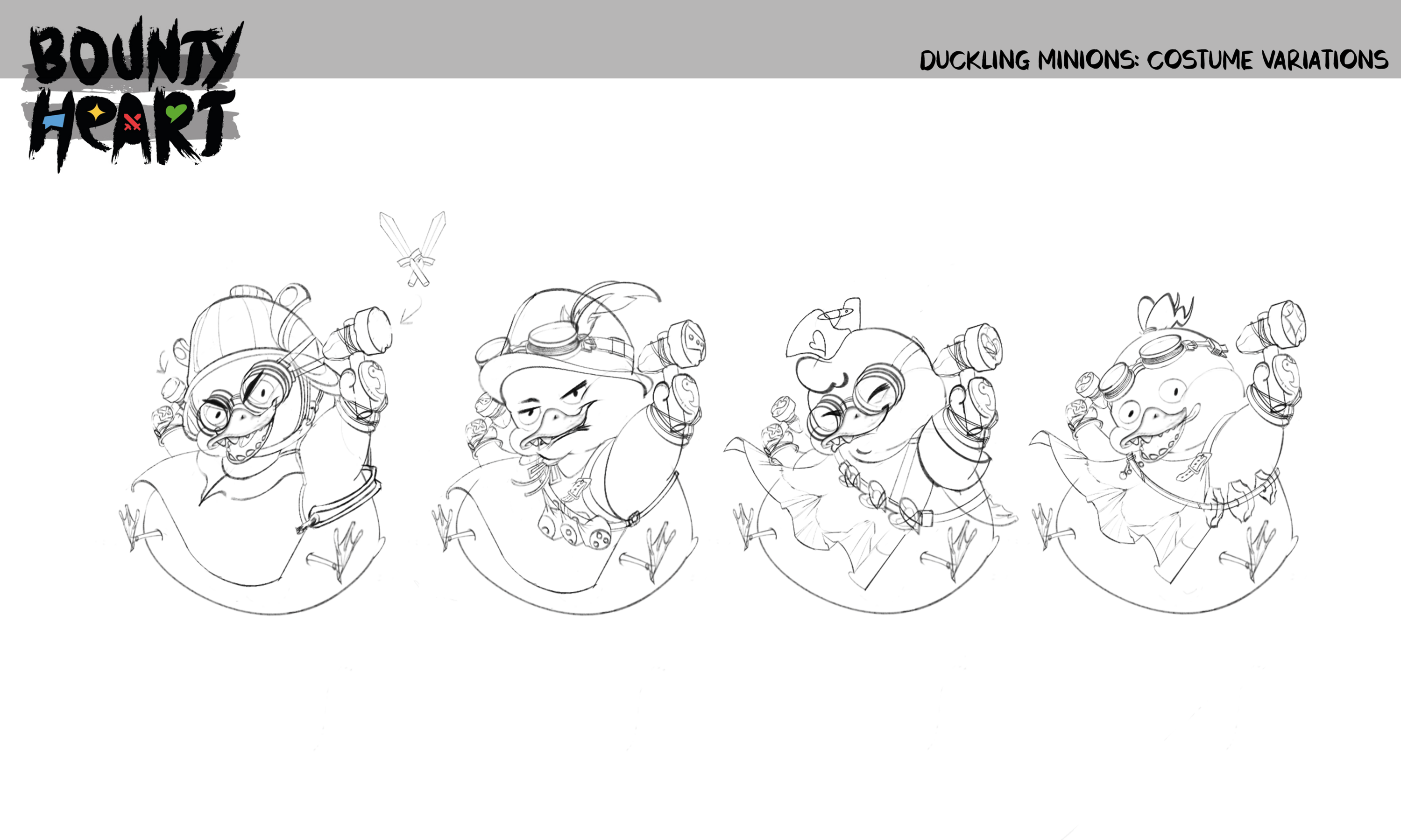 BountyHeart Character Design