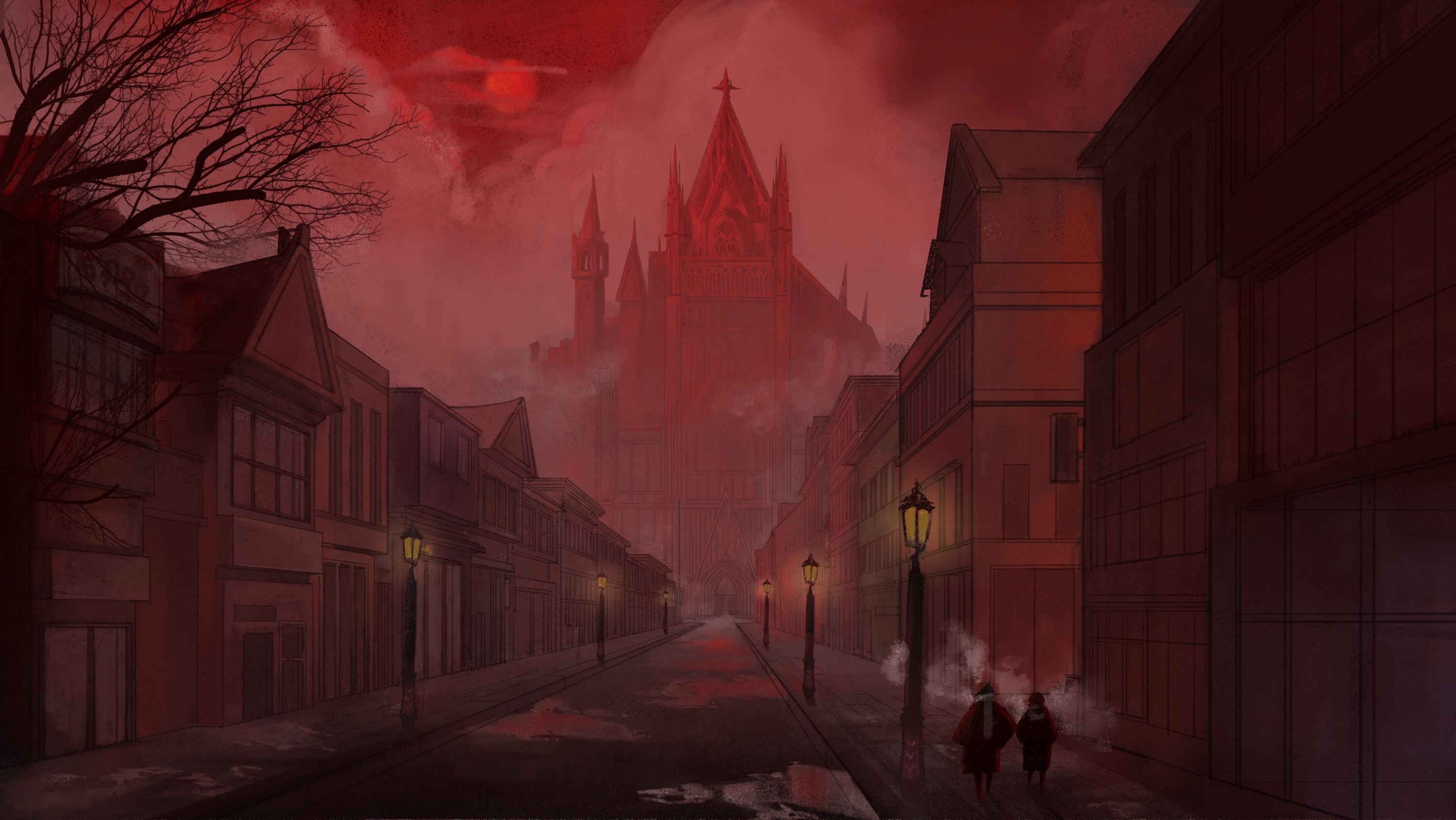 Under the Red Moon