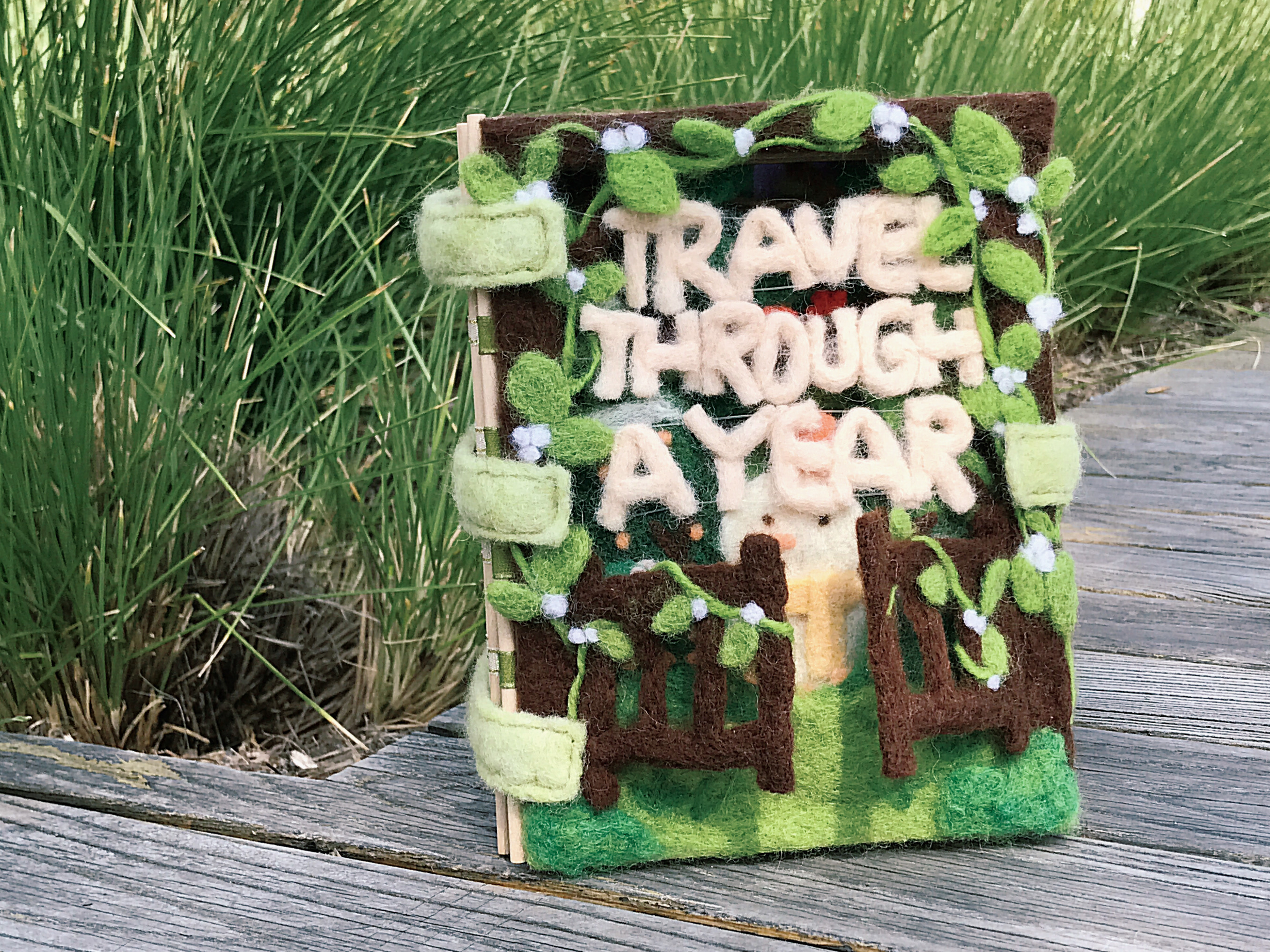 Book cover, Travel Through A Year