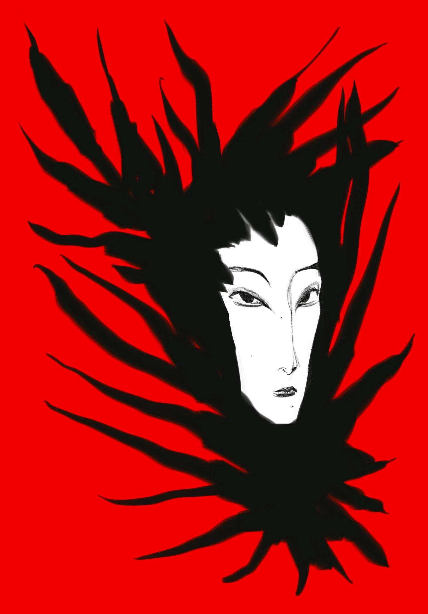 Inspired by ink brush strokes