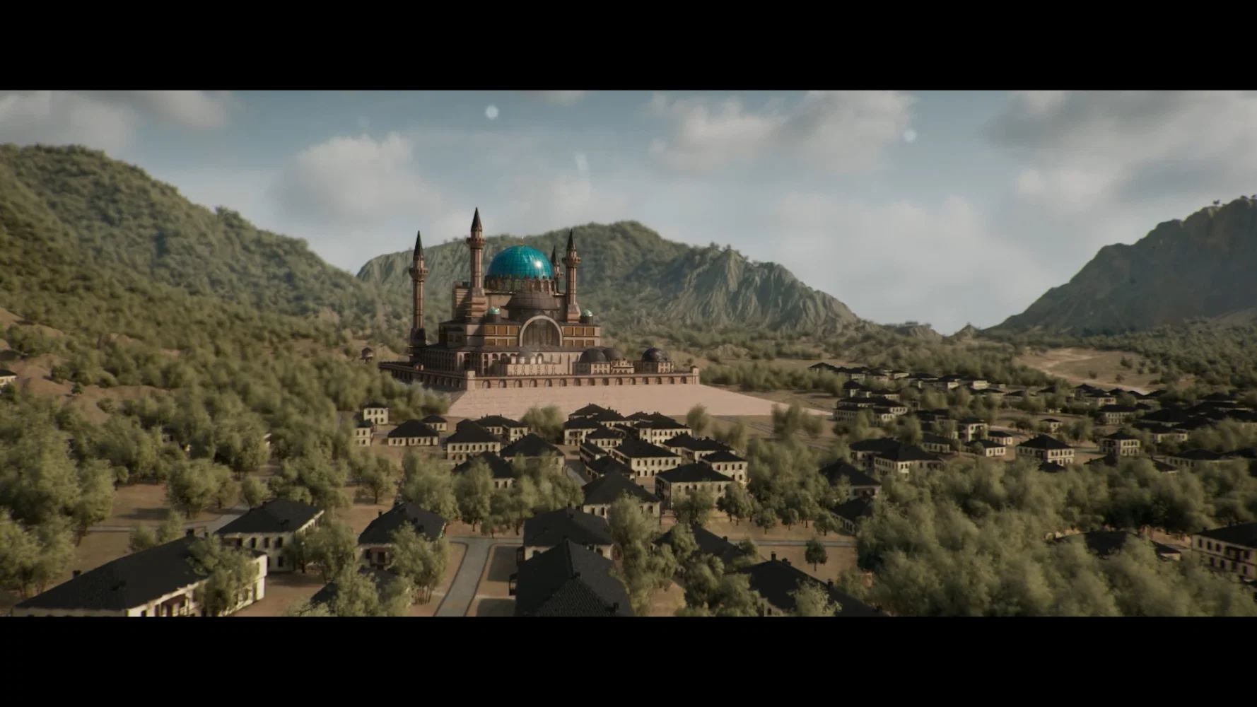 I created the Enviroment Elements with procedural modeling using OSM data from cities around the globe. Terrain was built using LiDAR Maps and modified with Gaea.