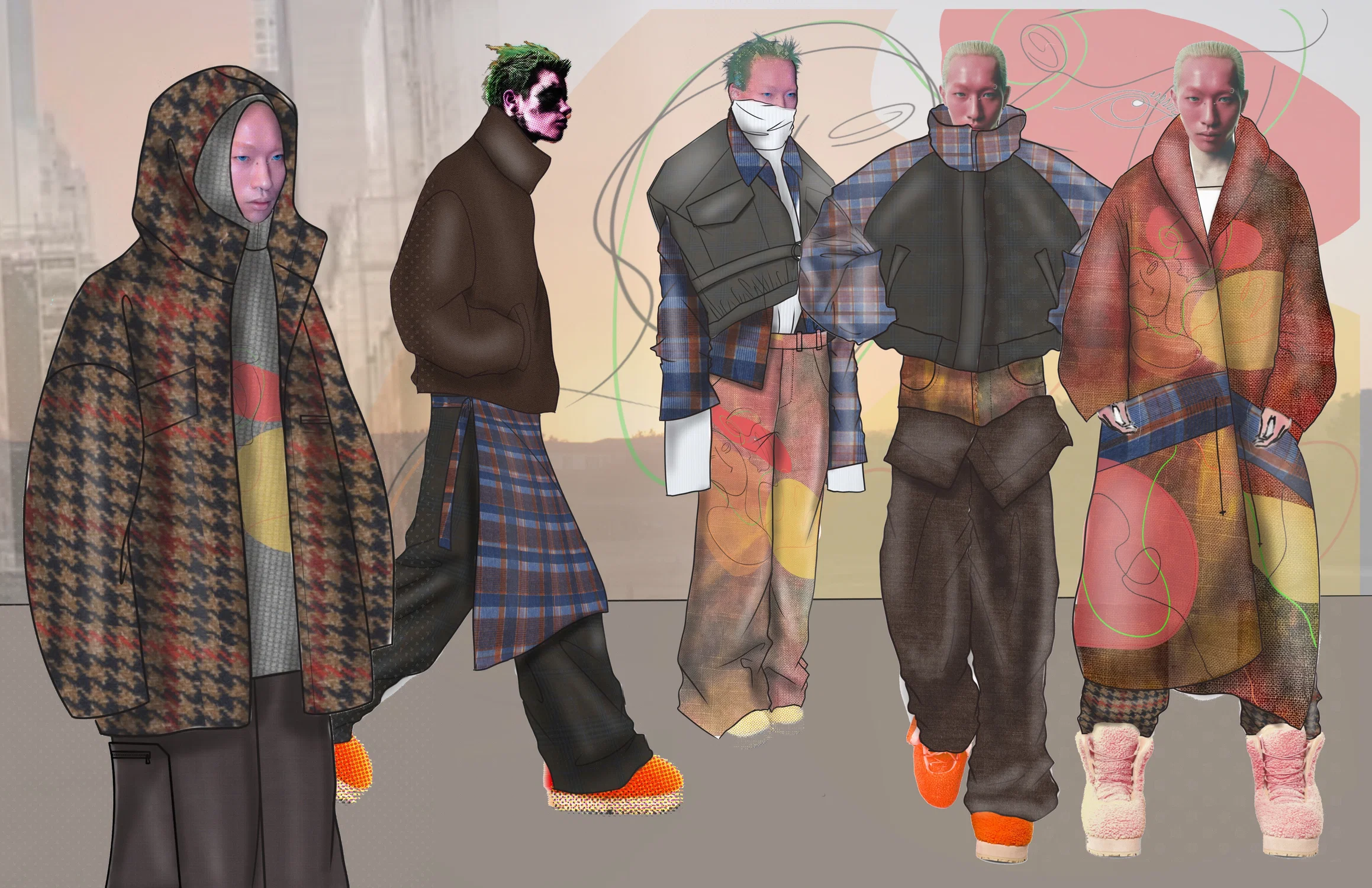 HEAT WAVE: a street wear collection through the perspective of an art students sense of style
