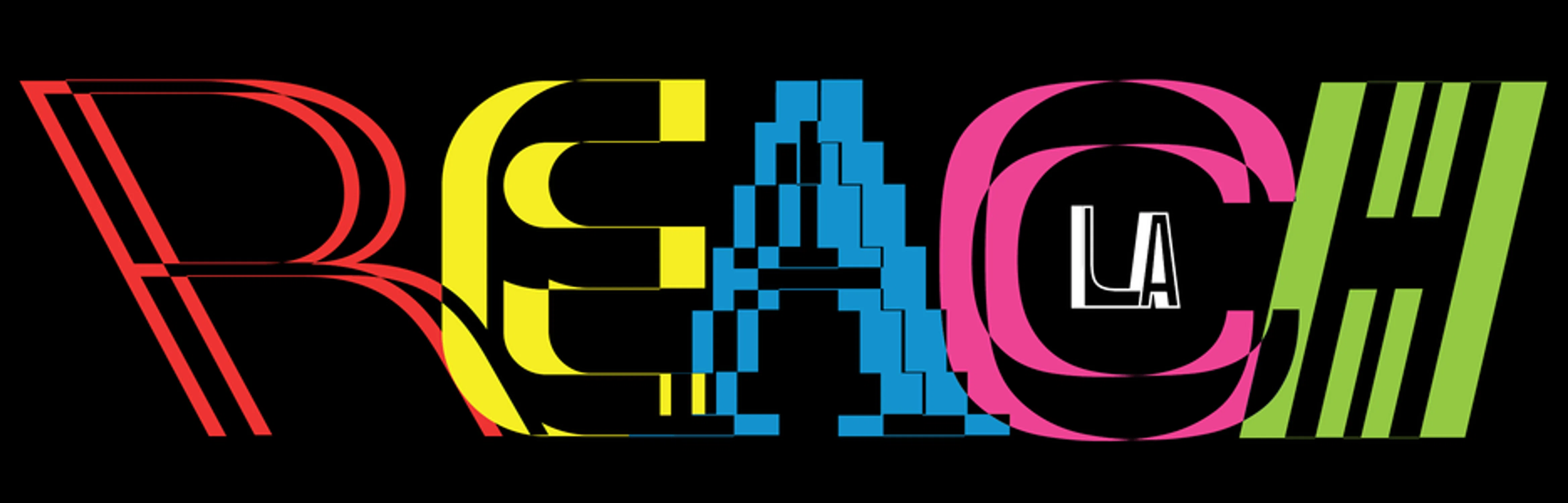 Custom REACHLA typography logo