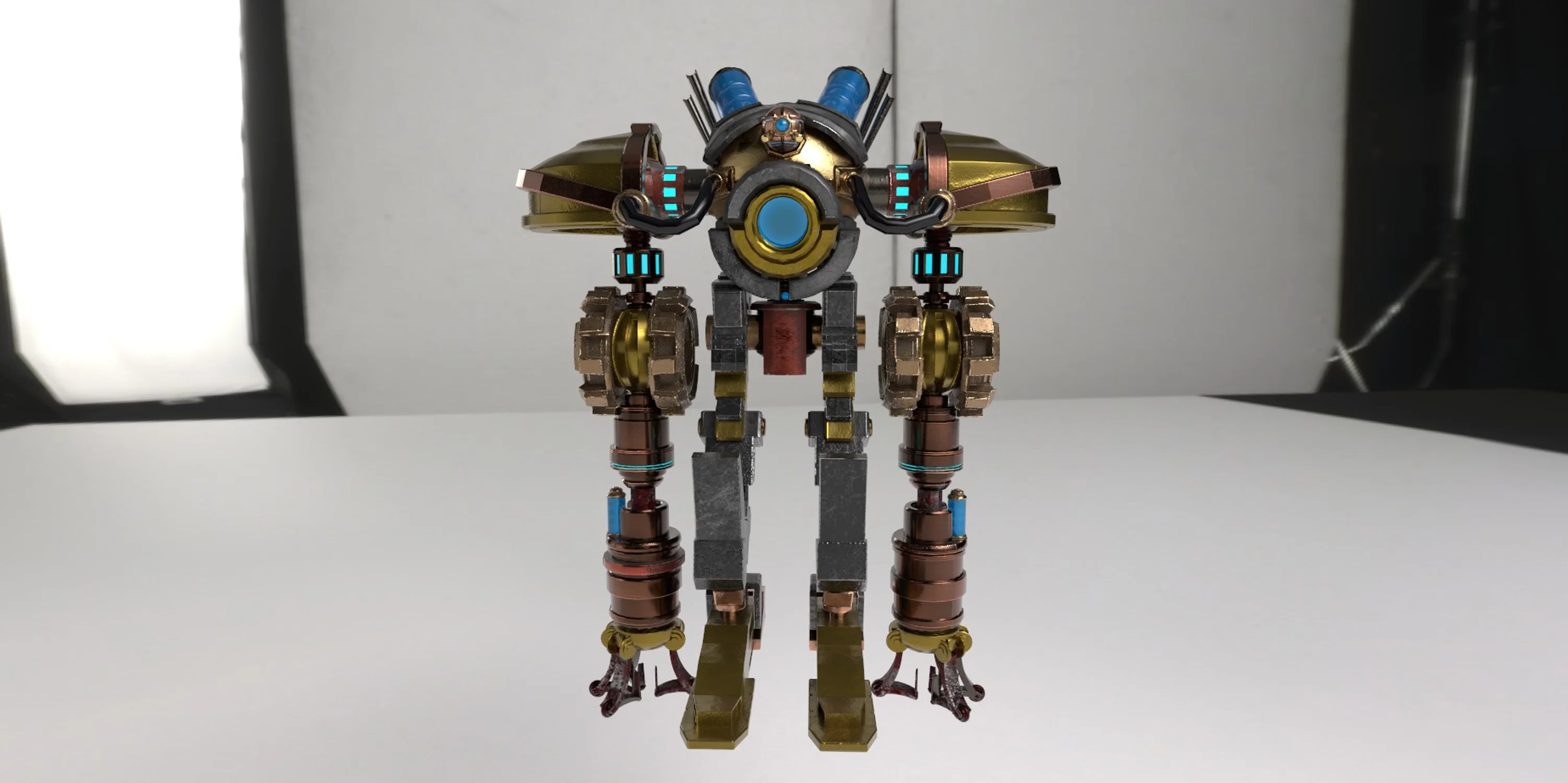 3D model Steampunk Golem