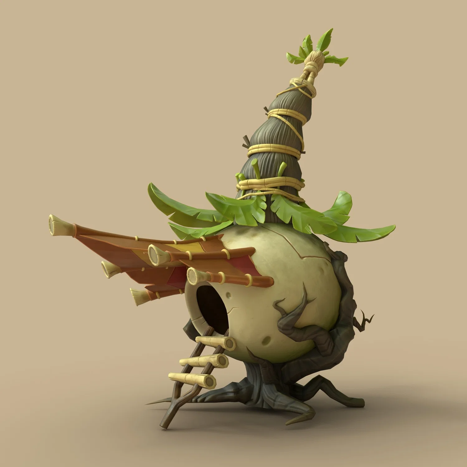3D Onion Hut