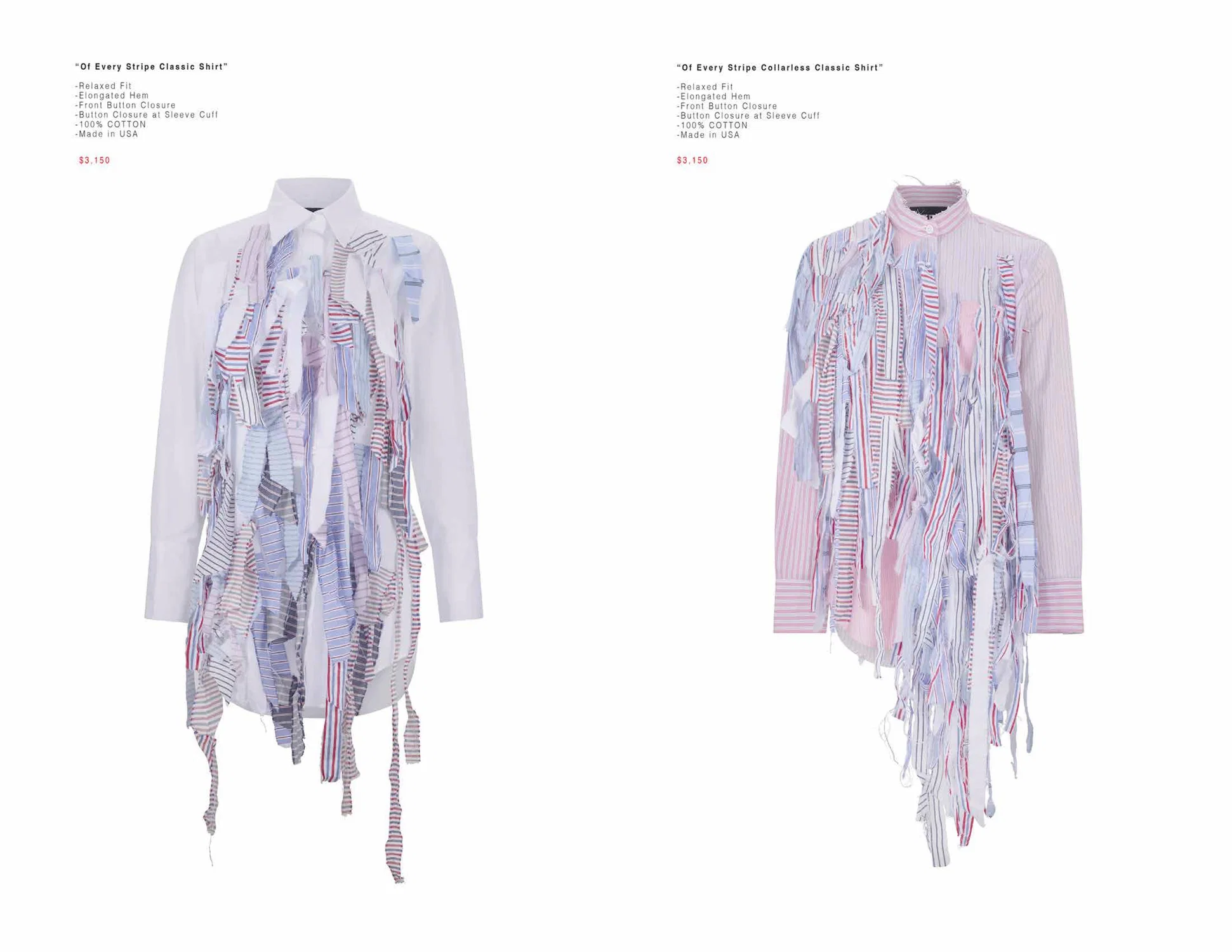 Garments I designed for Libertine