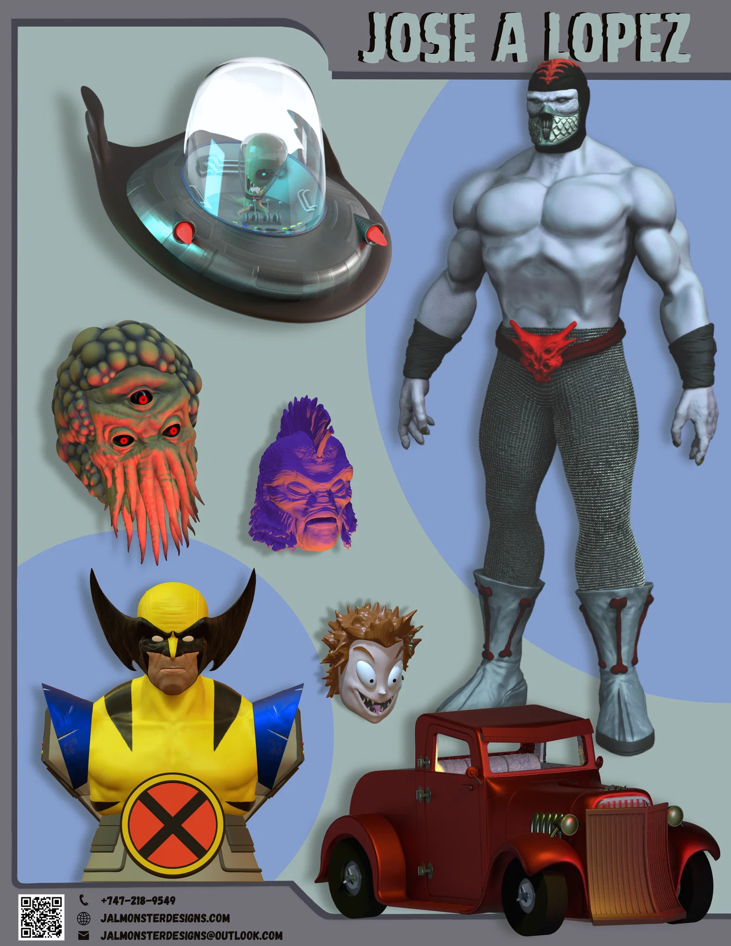Showcase of work that has been done during my time in the Otis Toy Program.