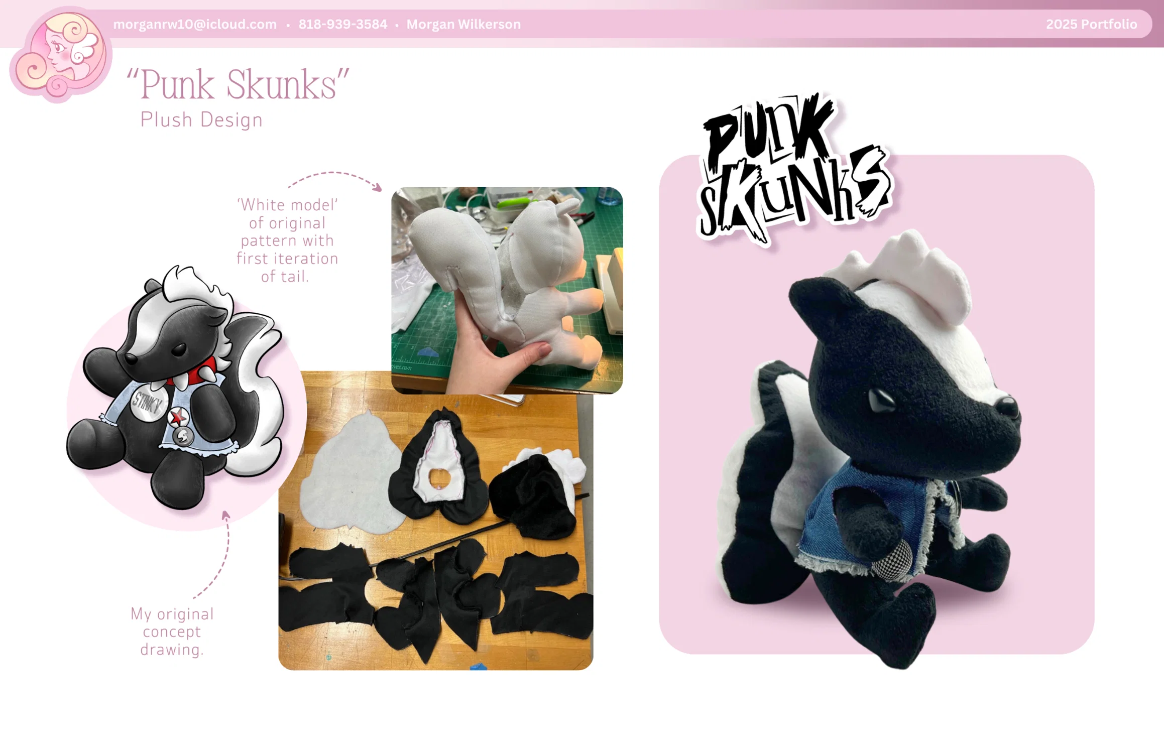 Punk Skunks- Plush Design