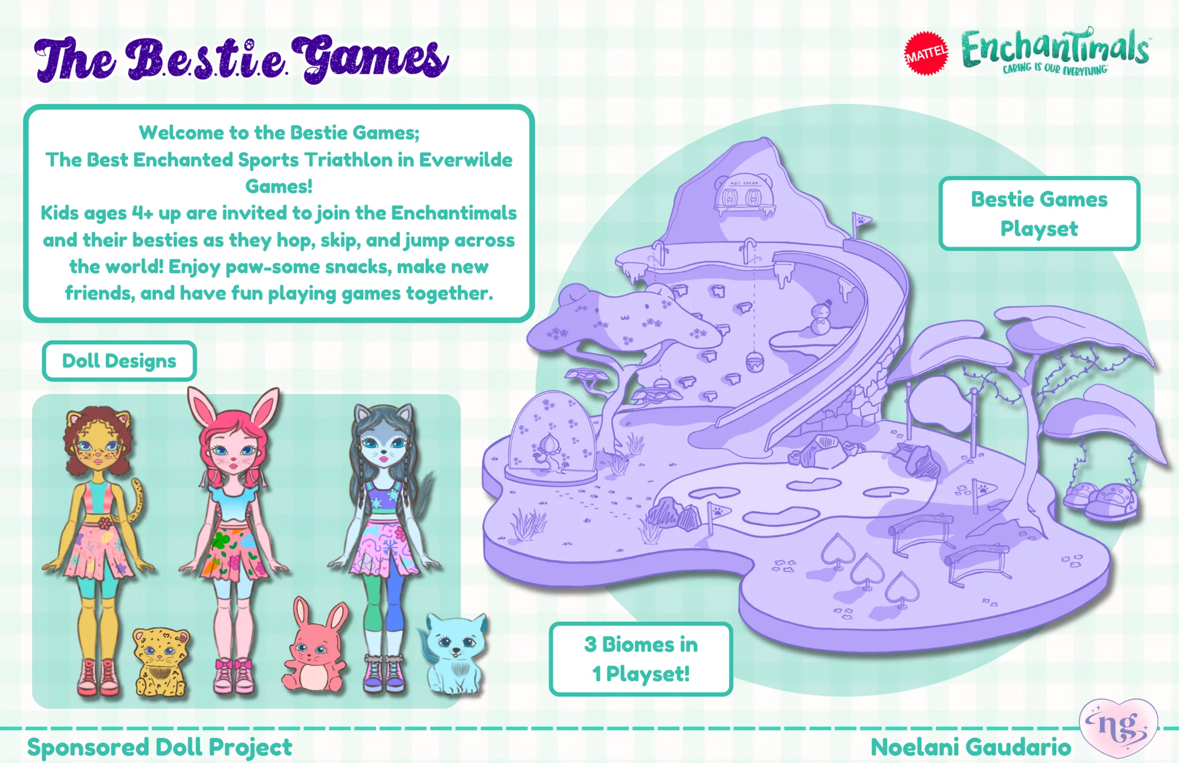 A doll line concept for the doll line Enchantimals.