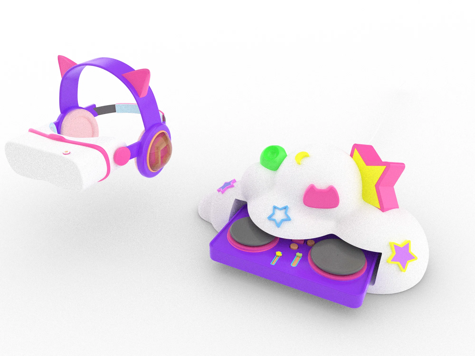 Music Game Console - Rhino 3D Digital Modeling