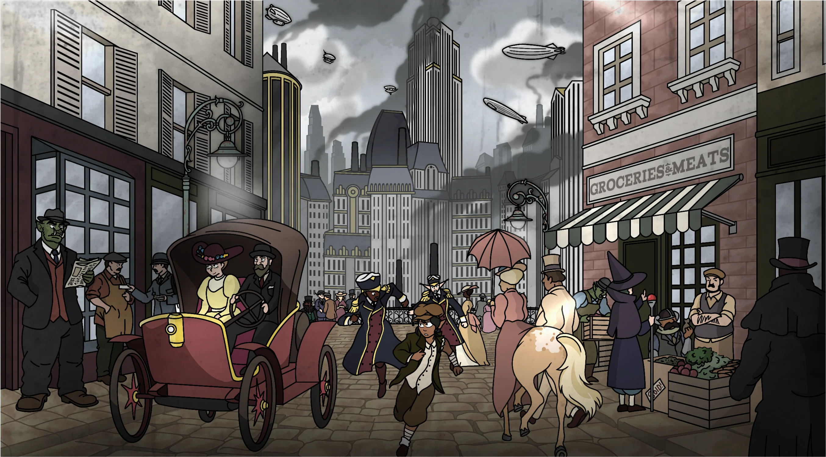 In the steamy streets of Brasshaven