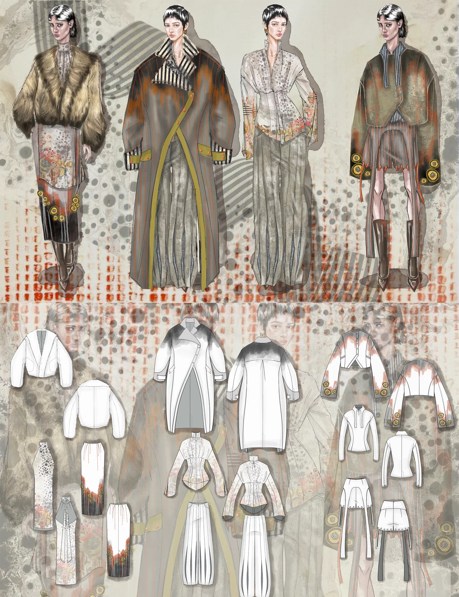 fall ready to wear collection witn patterns