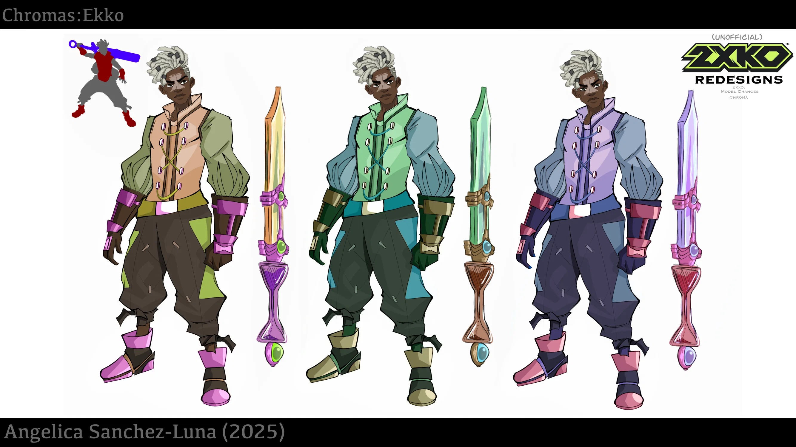 Character Explorations for a project named: "2XKO: Fables from Runeterra", including exploratory variants.
