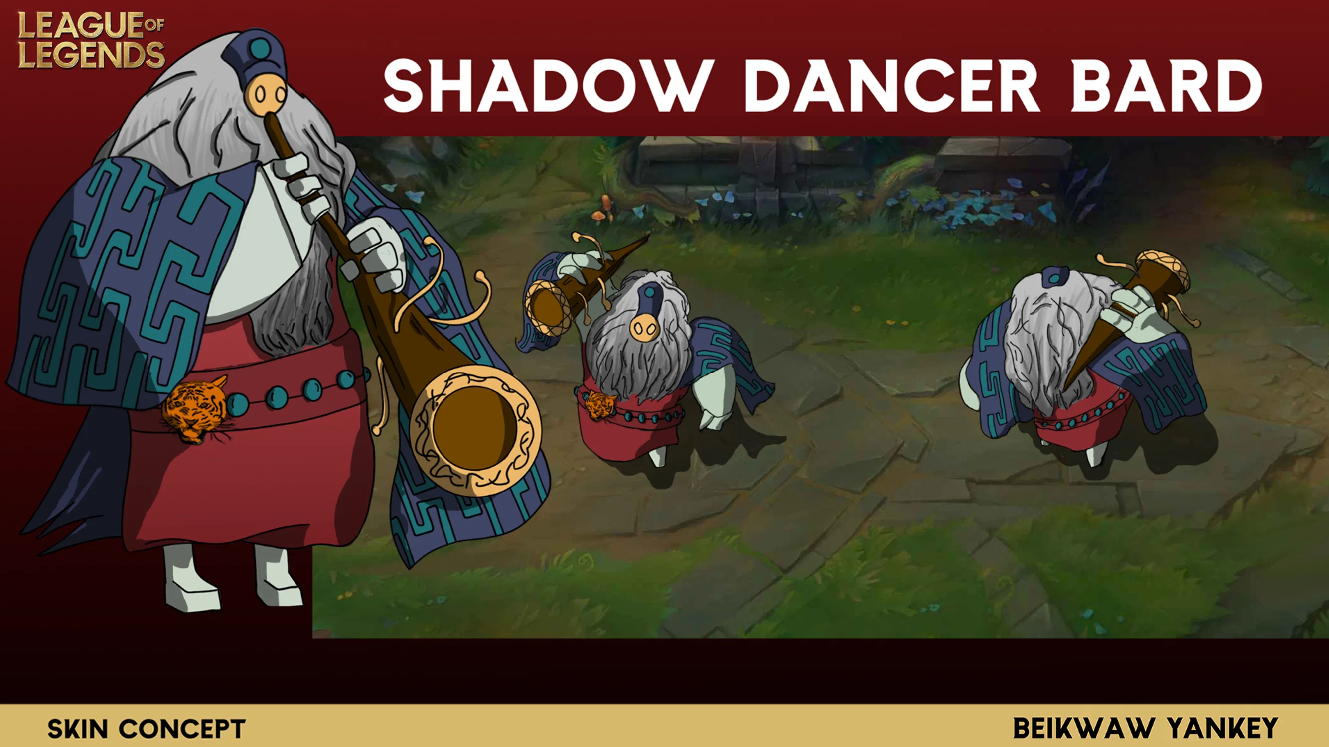 An original concept for a League of Legends skinline
