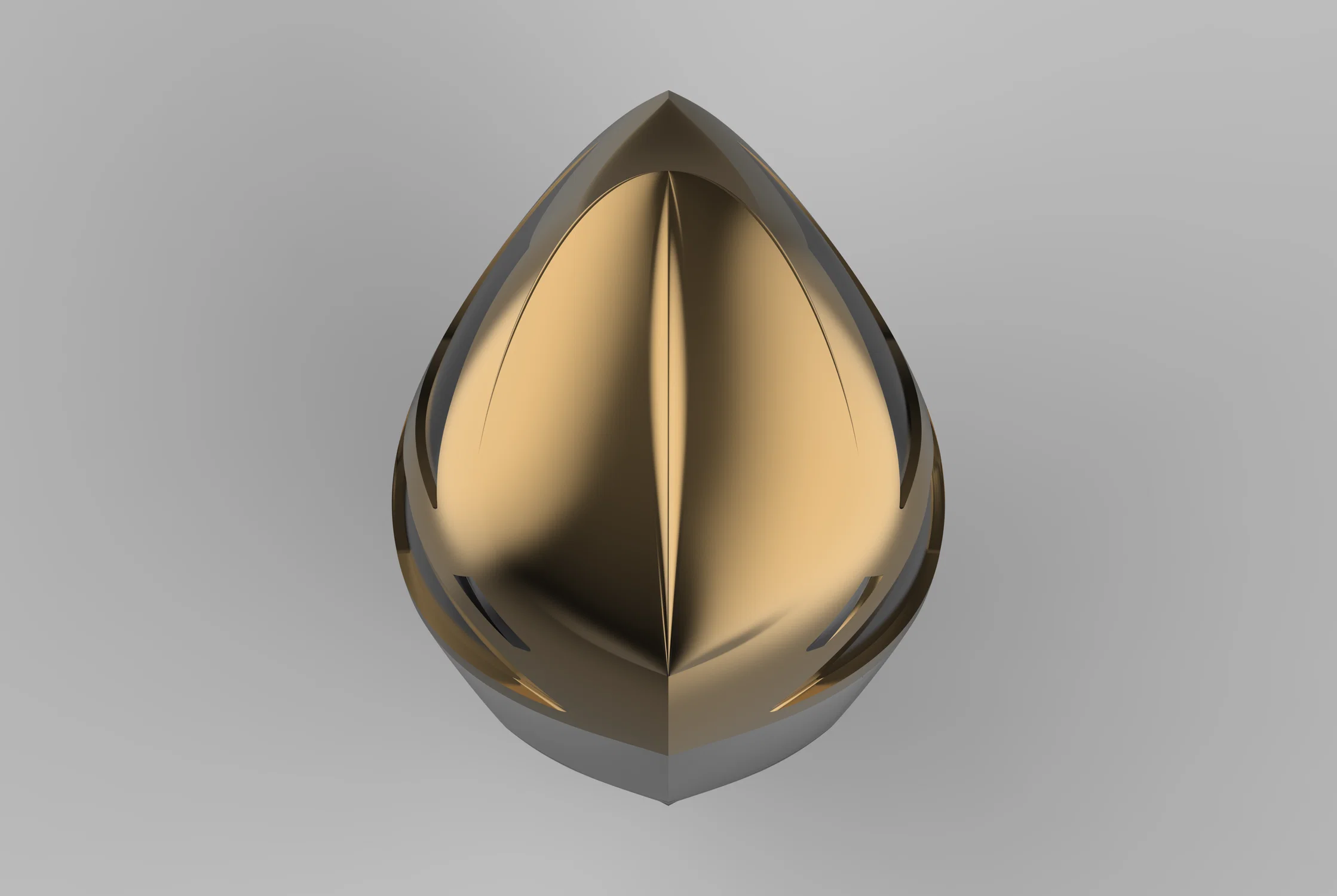 An motorcyclist helmet inspired by f1 aerodynamics