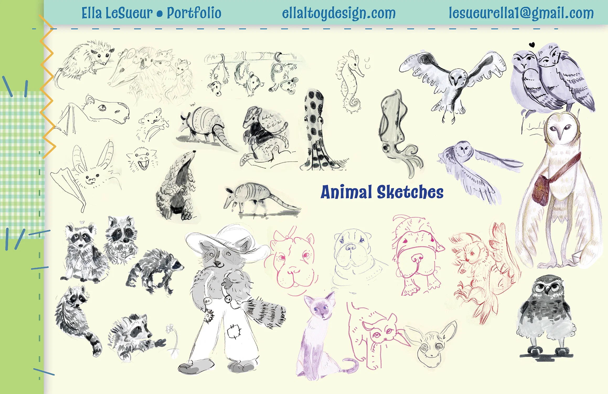 Animal sketches