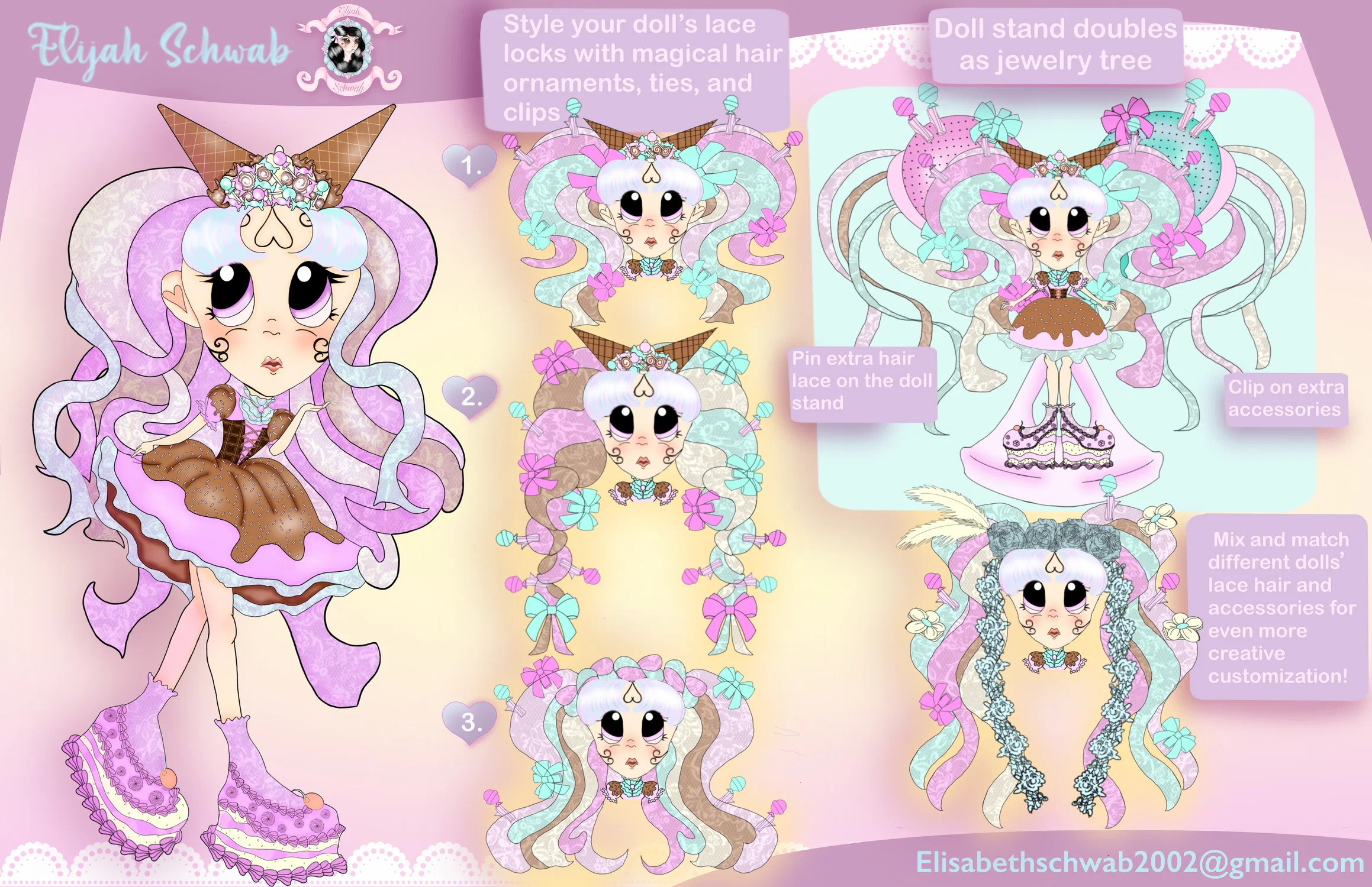 My doll line: Lacilocks!