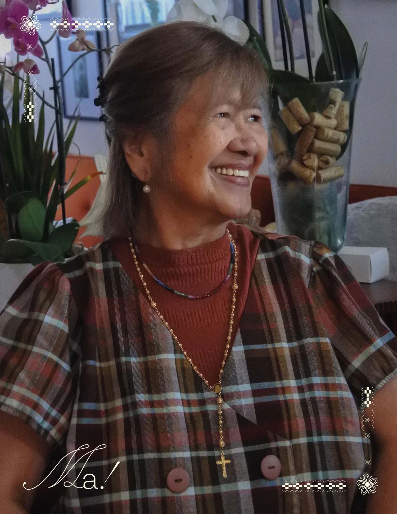 older grandma with mama text
