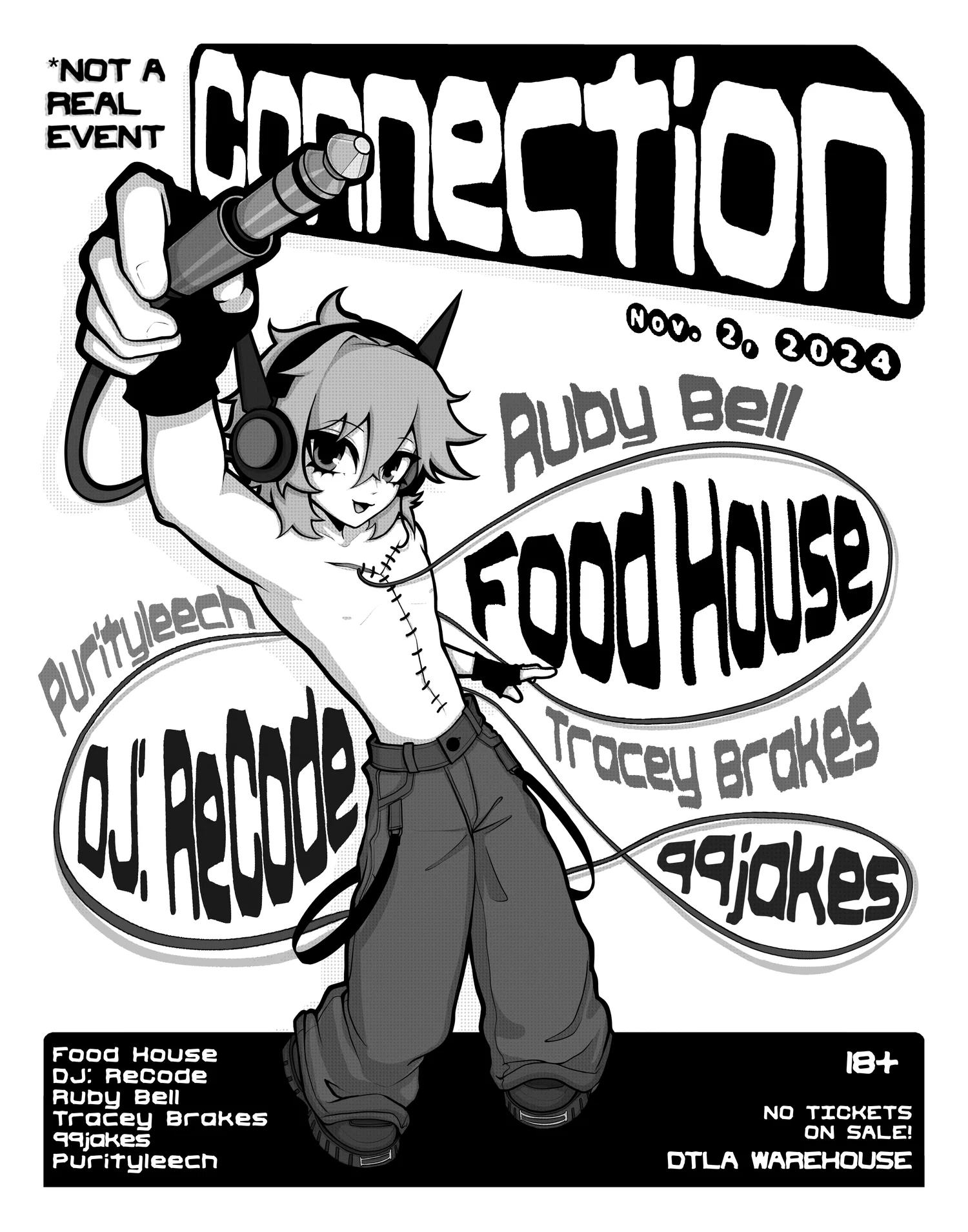 11 x 17in | First Connection Series Flyer | Digital Composition | 2024