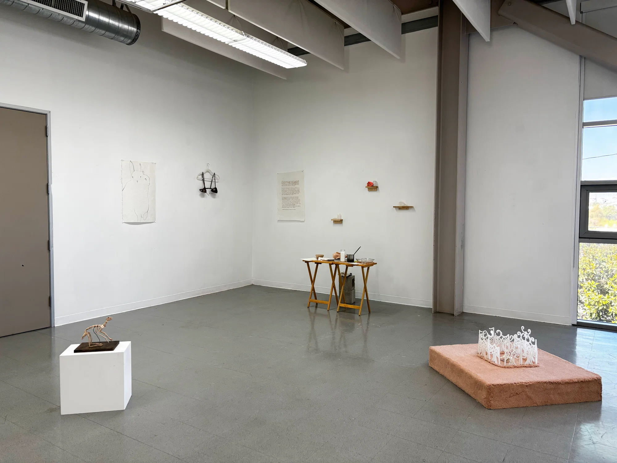 room with various of previously posted art objects