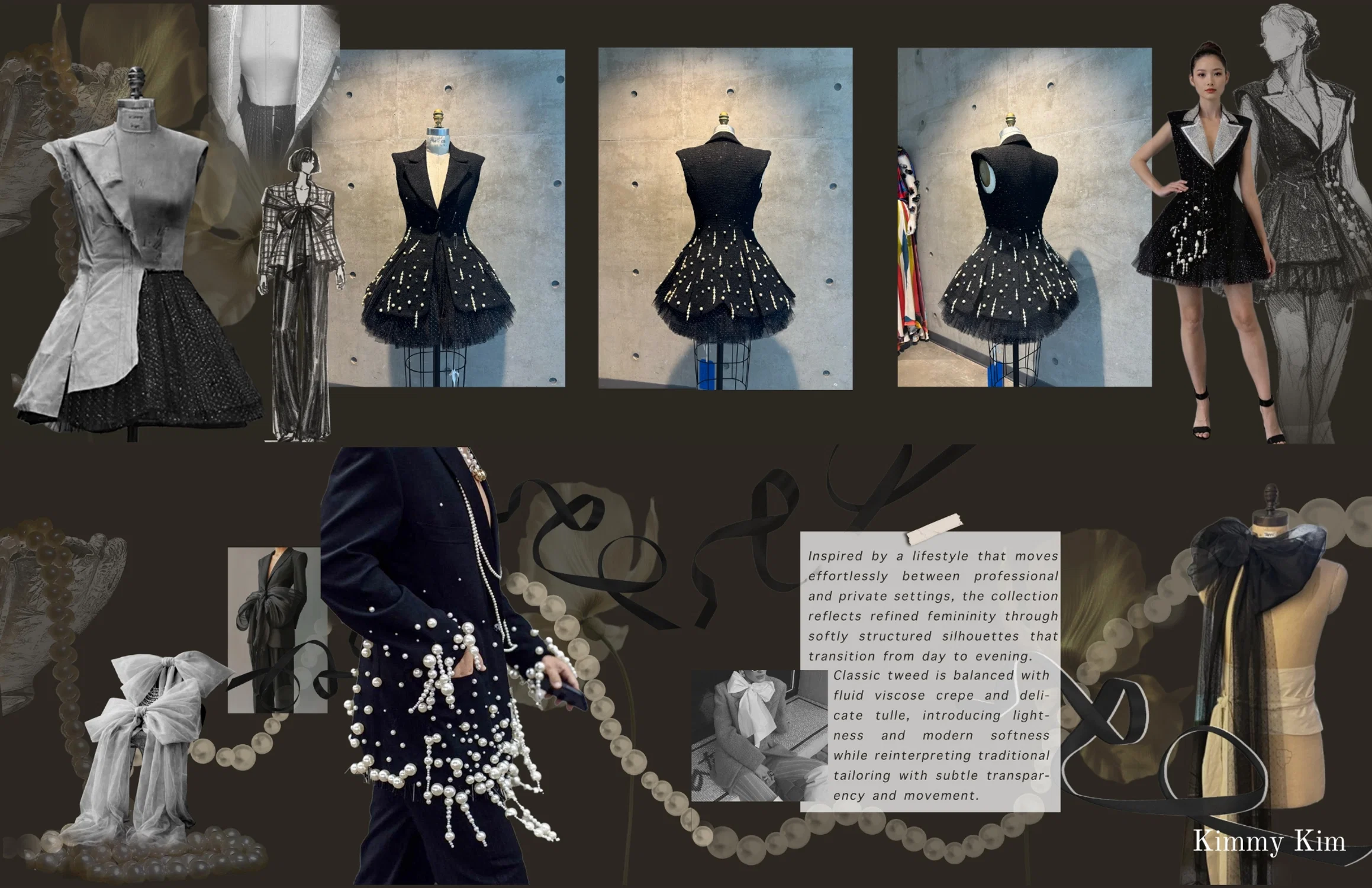 completion of garment and mood board