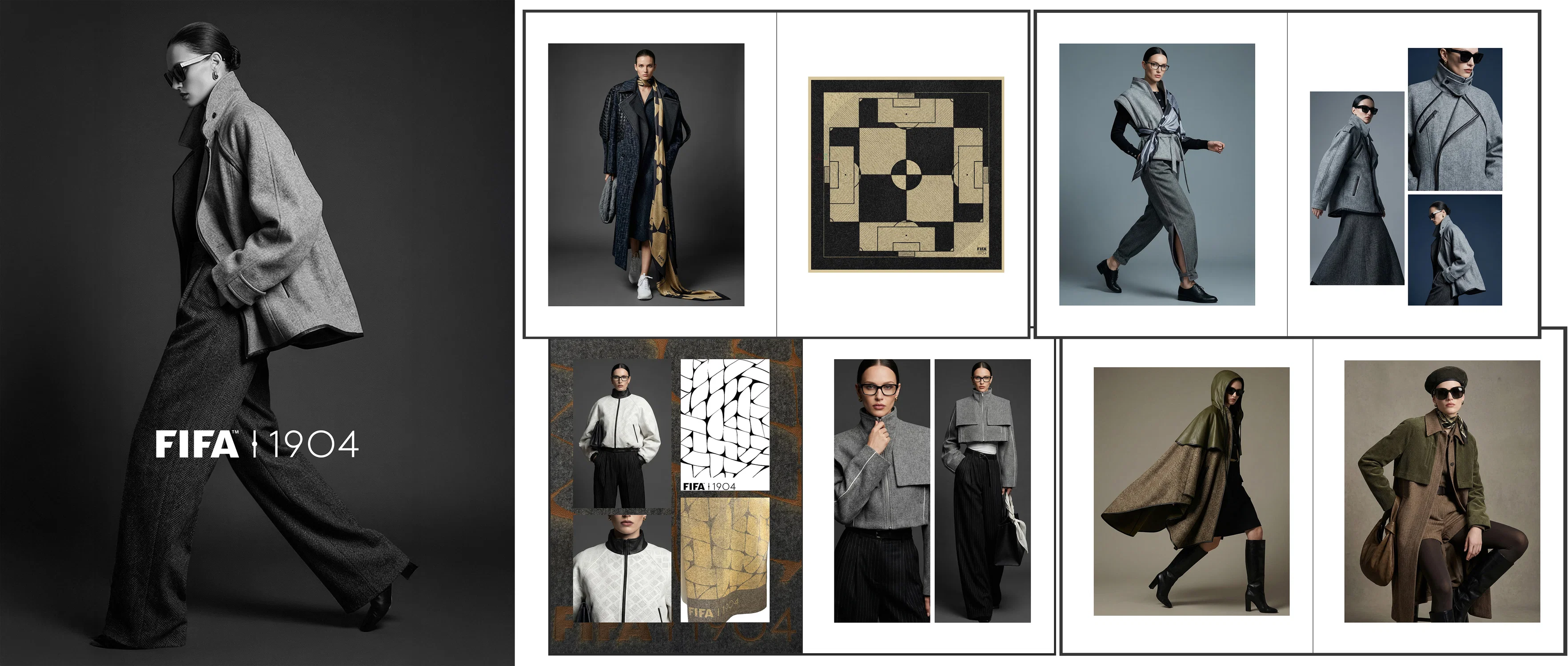 Lookbook for the FIFA 1904 Mentorship Collection