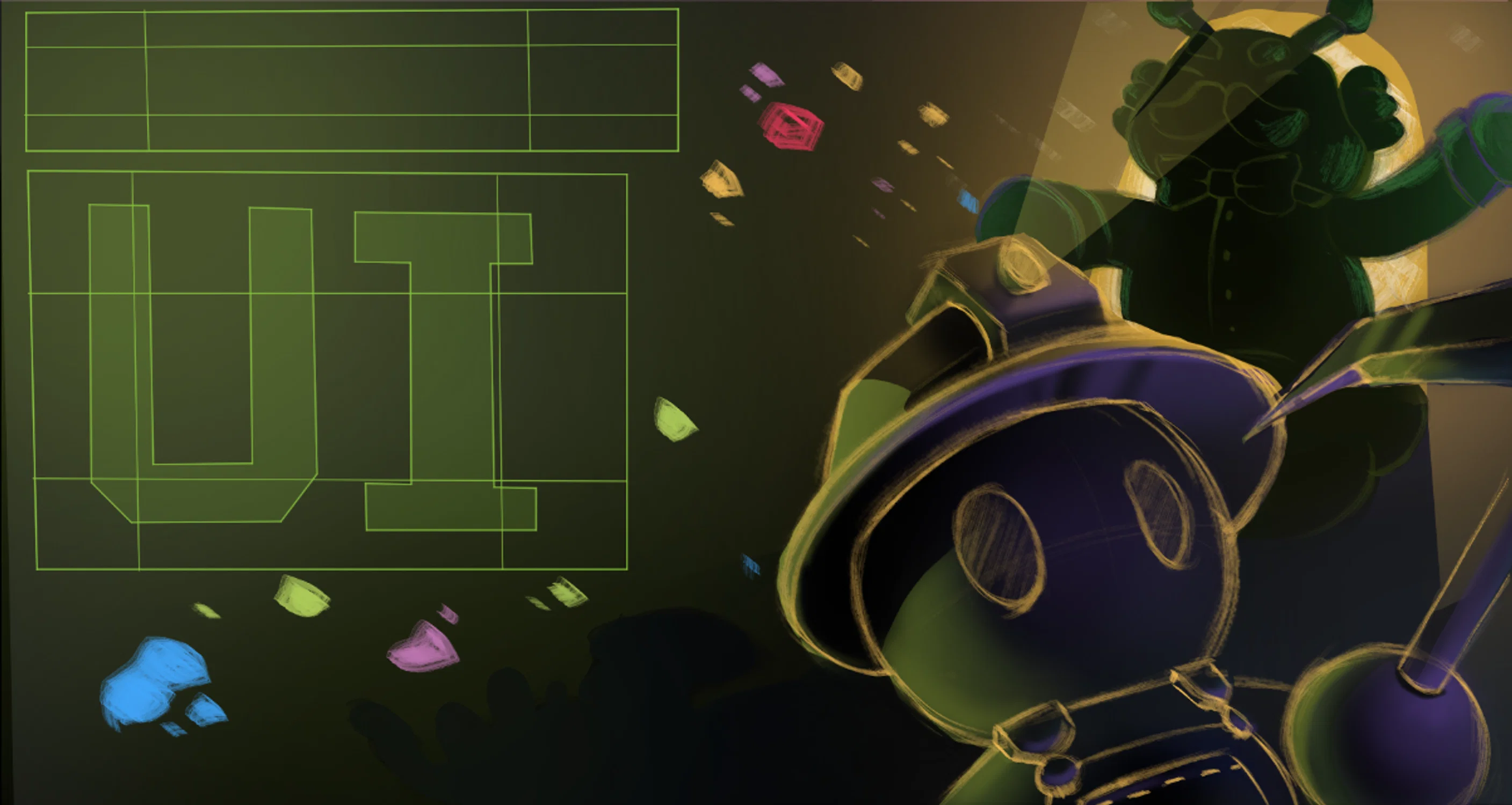 Secondary iteration of Glorgo Start screen splash image