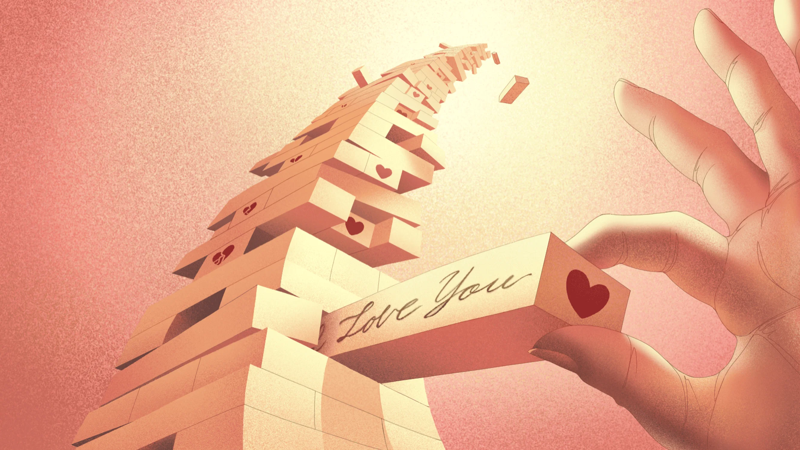 Speculative animated editorial illustration for THEM magazine's, 