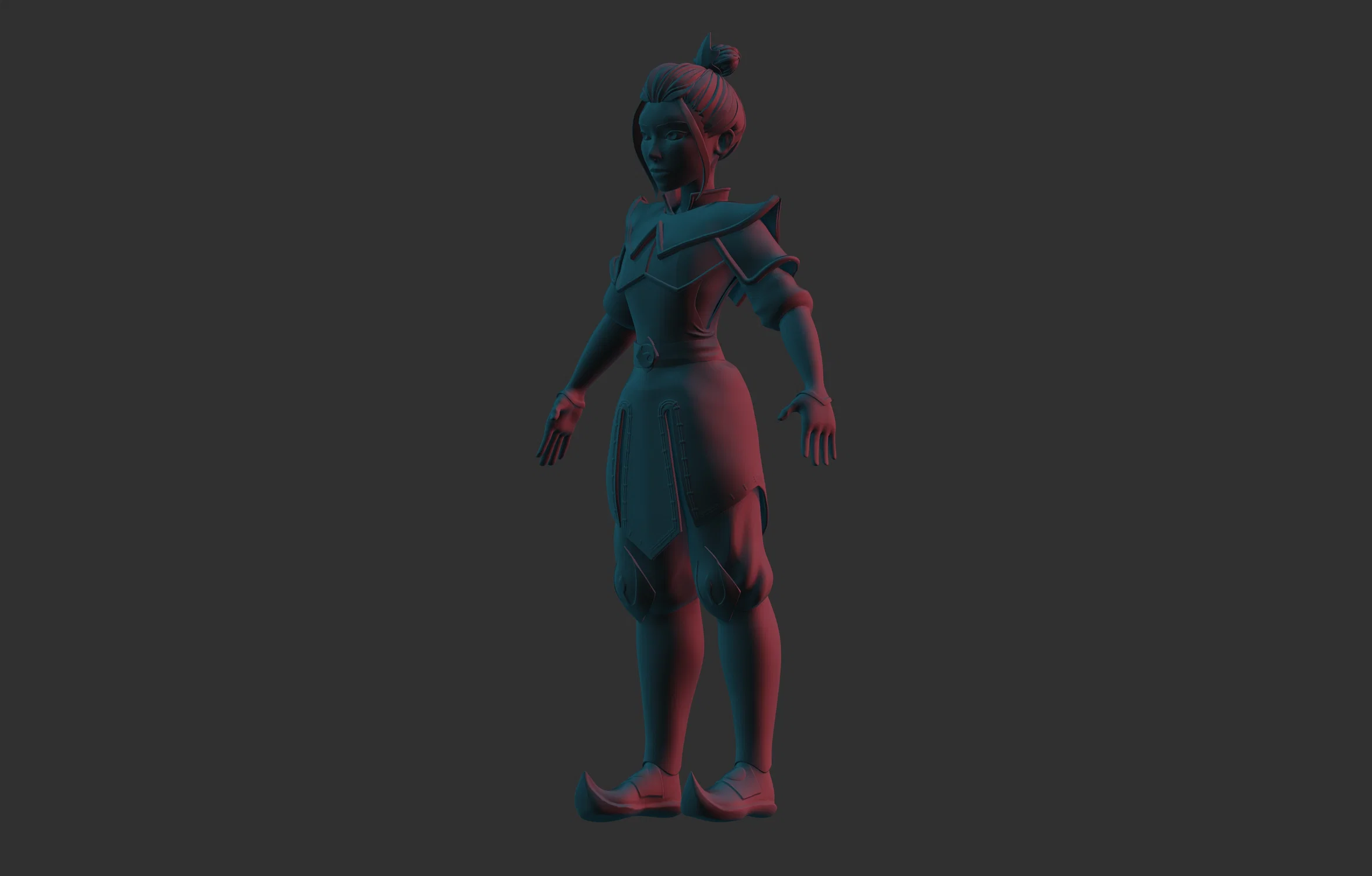 Azula Model made in ZBrush