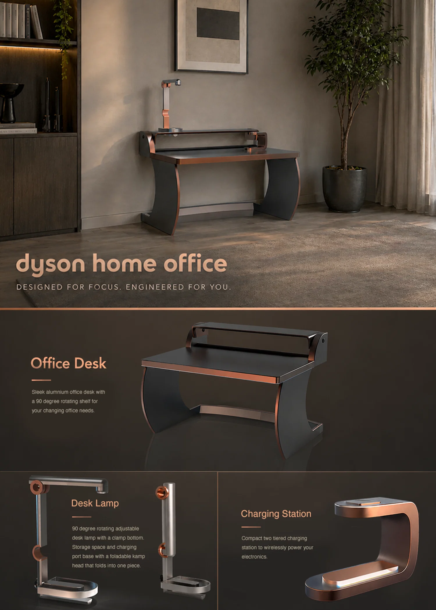Three home office products inspired by Dyson.