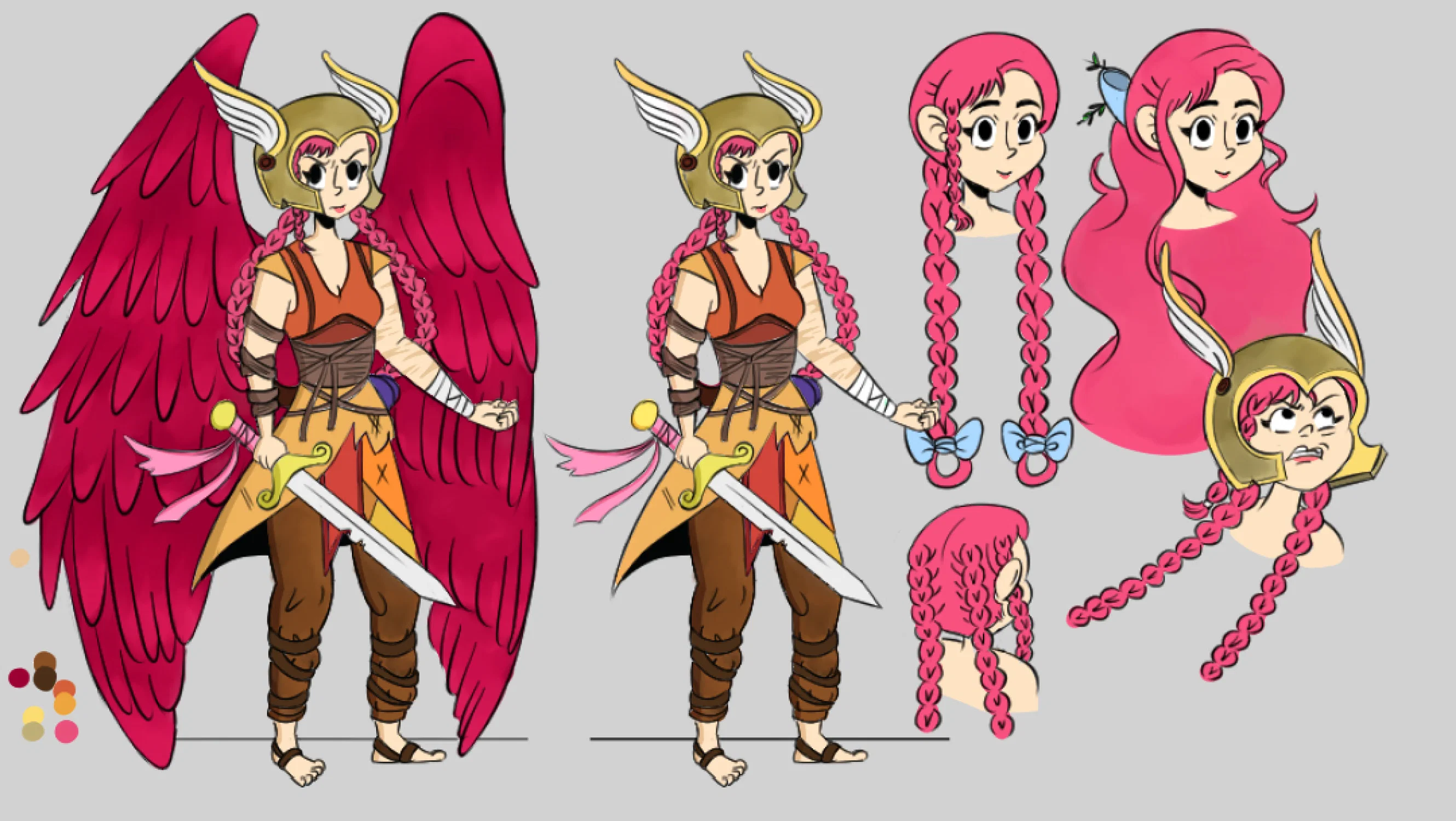 Mayv, a Irish Valkyrie warrior princess